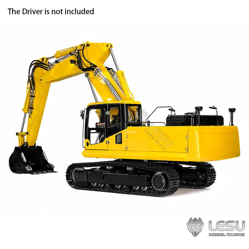 LESU 1/14 RC Hydraulic Painted Excavators 3 Arms Digger Model PC360 Electric Kits W/ Light Motor Servo ESC Upgrade Accessories
