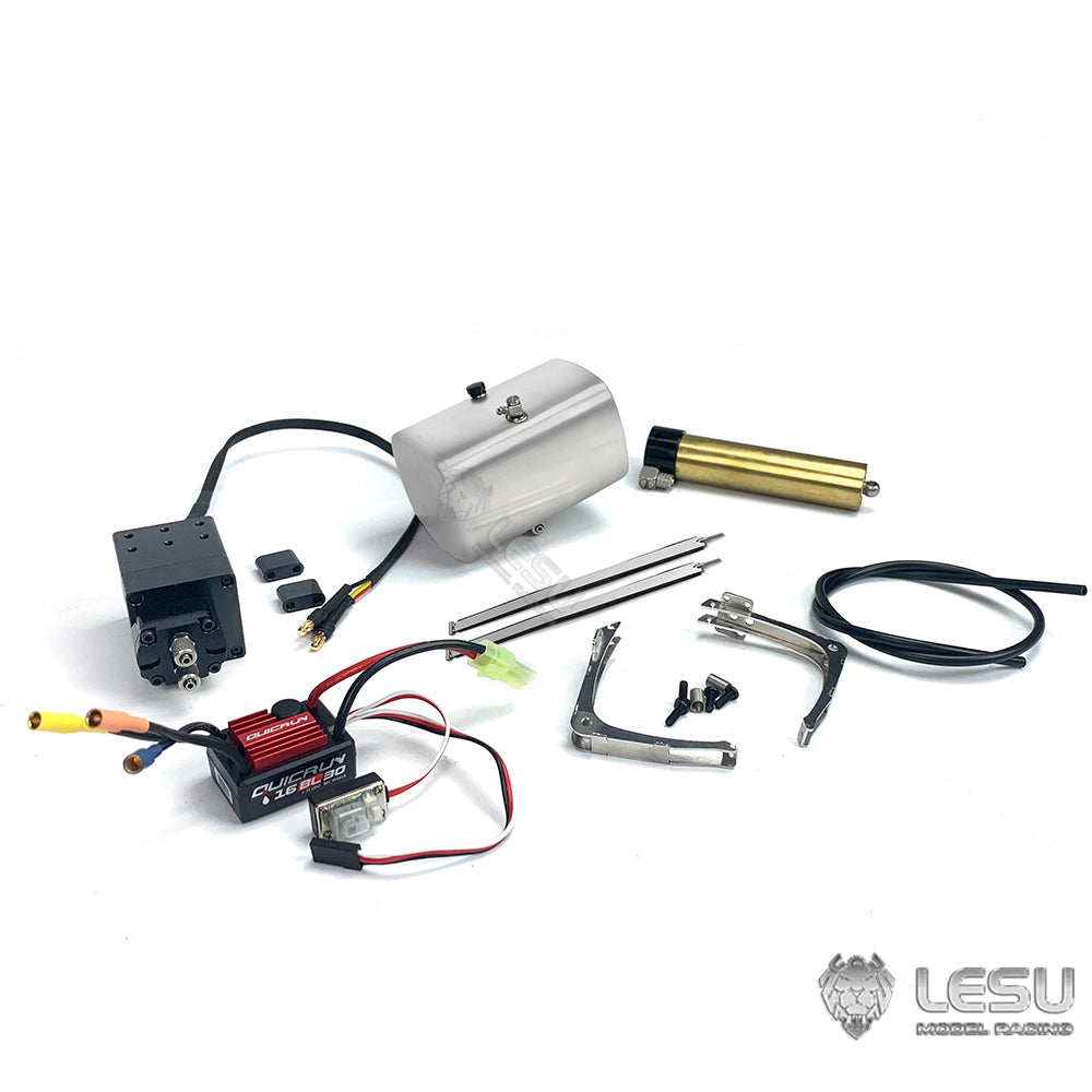 LESU Hydraulic Pump Cylinder Set Retractable for 1/14 DIY RC Dump Truck Model Spare Parts Replacements Accessories