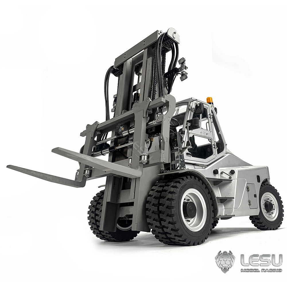 LESU 1/14 Heavy RC Hydraulic Forklift LDH160 Radio Control Truck Model Aoue-LD160S W/ Wooden Pallet Support Light Sound ESC Motor