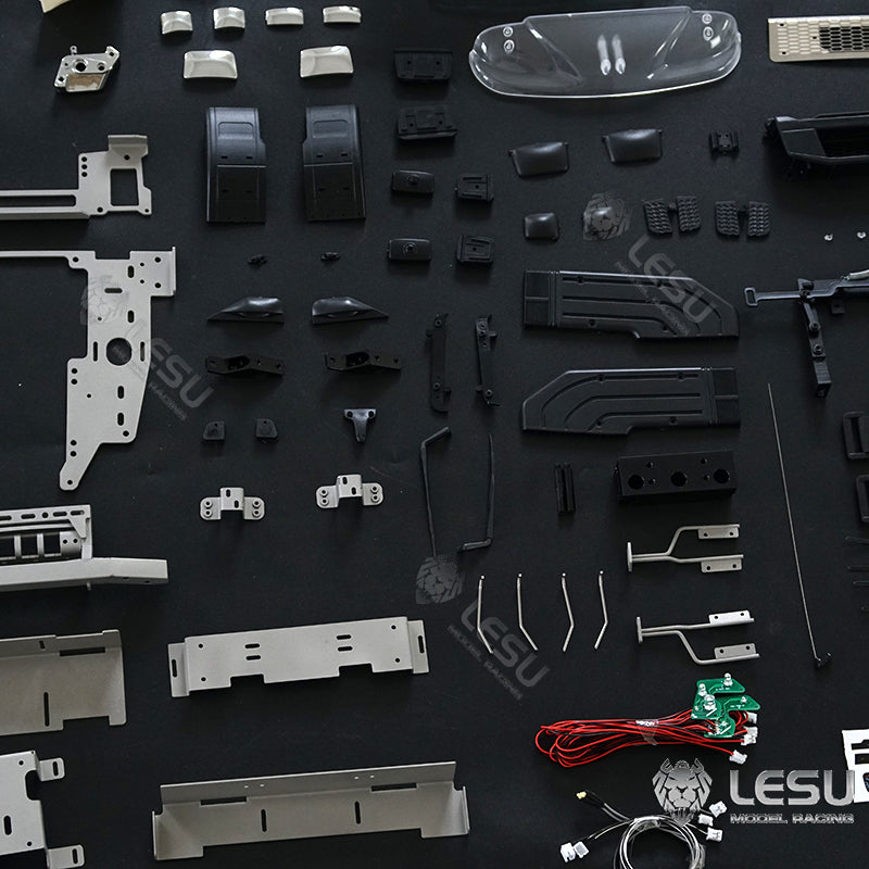 LESU Plastic Cabin Shell Cabin Rack Suitable for 1/14 RC VM Radio Control Tractor Truck Tipper Dumper DIY Car Vehicle Model
