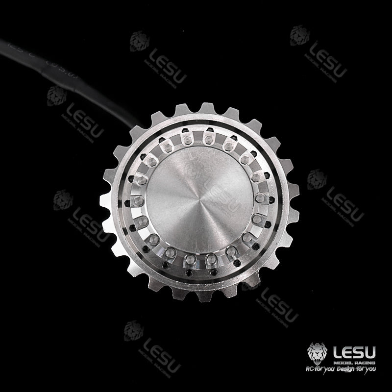 LESU Metal Upgraded Accessories Sprockets Bucket Slector Grab Metal Tracks for 1/14 RC 374 Excavator Digger Construction Truck