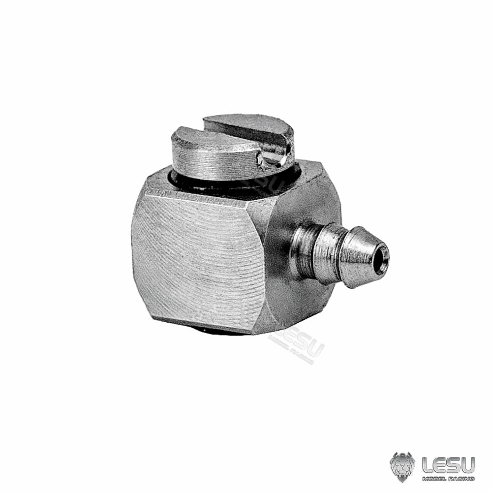 LESU M2 Metal Nozzle for 2x1mm Oil Pipe 1/14 RC Hydraulic Forklift Loader Dumper Truck Crane Excavator Model Car