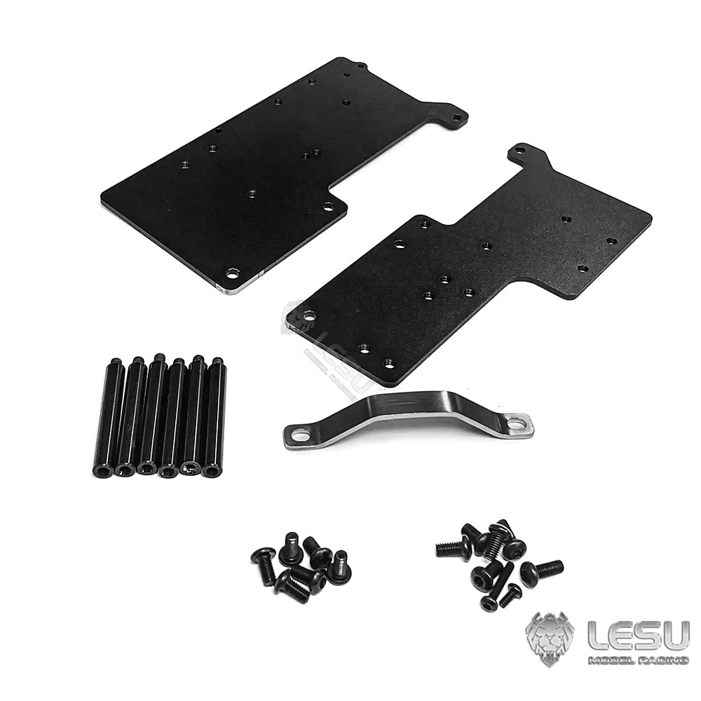 LESU Metal CNC Platform B Battery Compartment for DIY 1/14 Tamiya 3348 3363 RC Tractor Truck Dumper