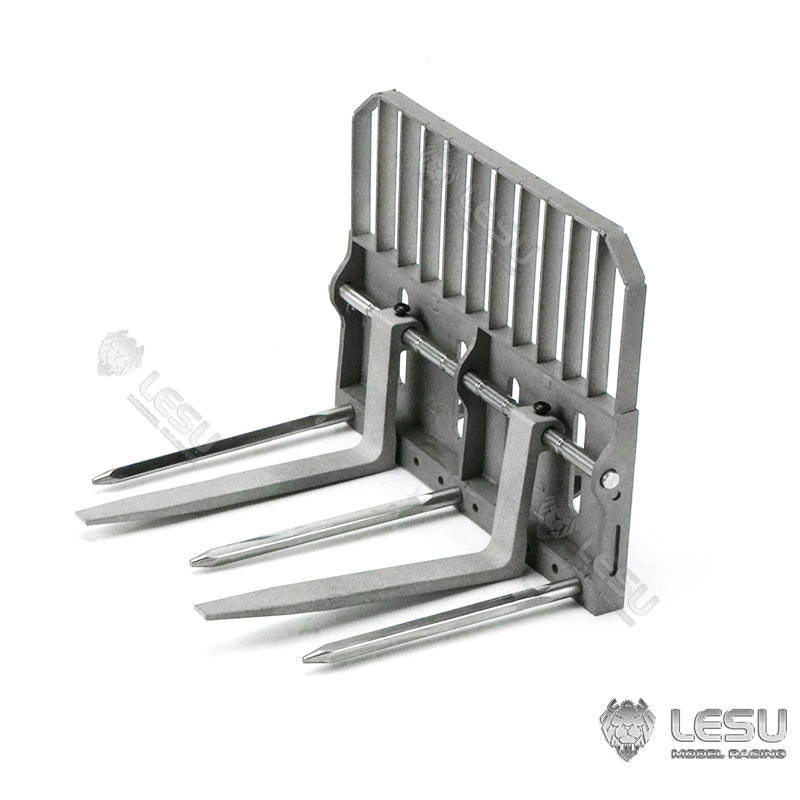 LESU 1/14 Scale Metal Aoue-LT5H Wheeled Skid-Steer Loader Radio Control Hydraulic DIY Model Sound Light System Esc Attachments