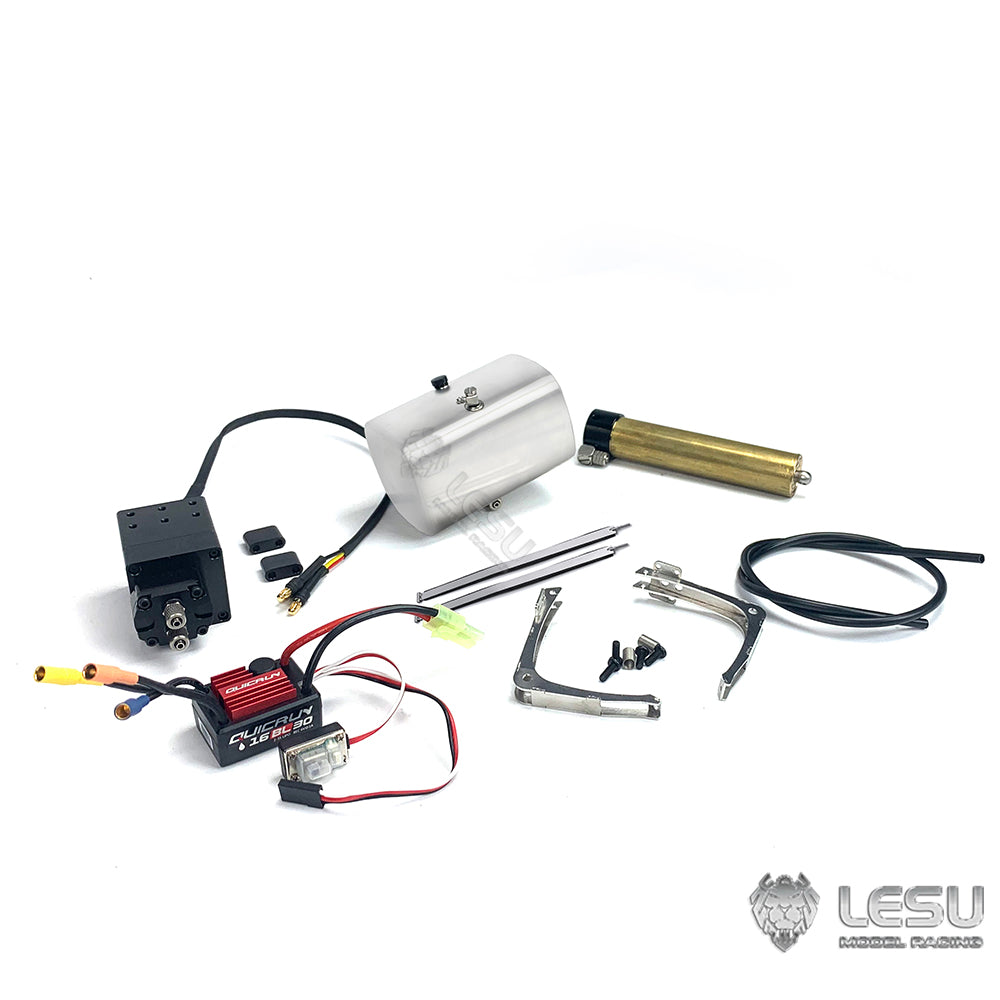 LESU Hydraulic Pump Cylinder Set Retractable for 1/14 DIY RC Dump Truck Model Spare Parts Replacements Accessories