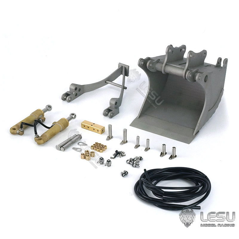 LESU RC 1/14 Metal Hydraulic Aoue ET26L Excavator DIY Model KIT W/ Pump Valve ESC GPS Motor ESC Upgraded Optional Accesoories