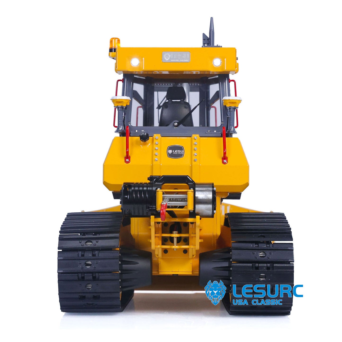 1/14 LESU Aoue 850K RC Hydraulic Dozer Black Metal Track Bulldozer Painted Assembled Hydraulic System