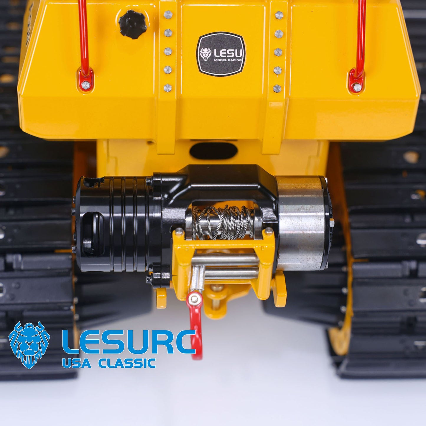 1/14 LESU Aoue 850K RC Hydraulic Dozer Black Metal Track Bulldozer Painted Assembled Hydraulic System