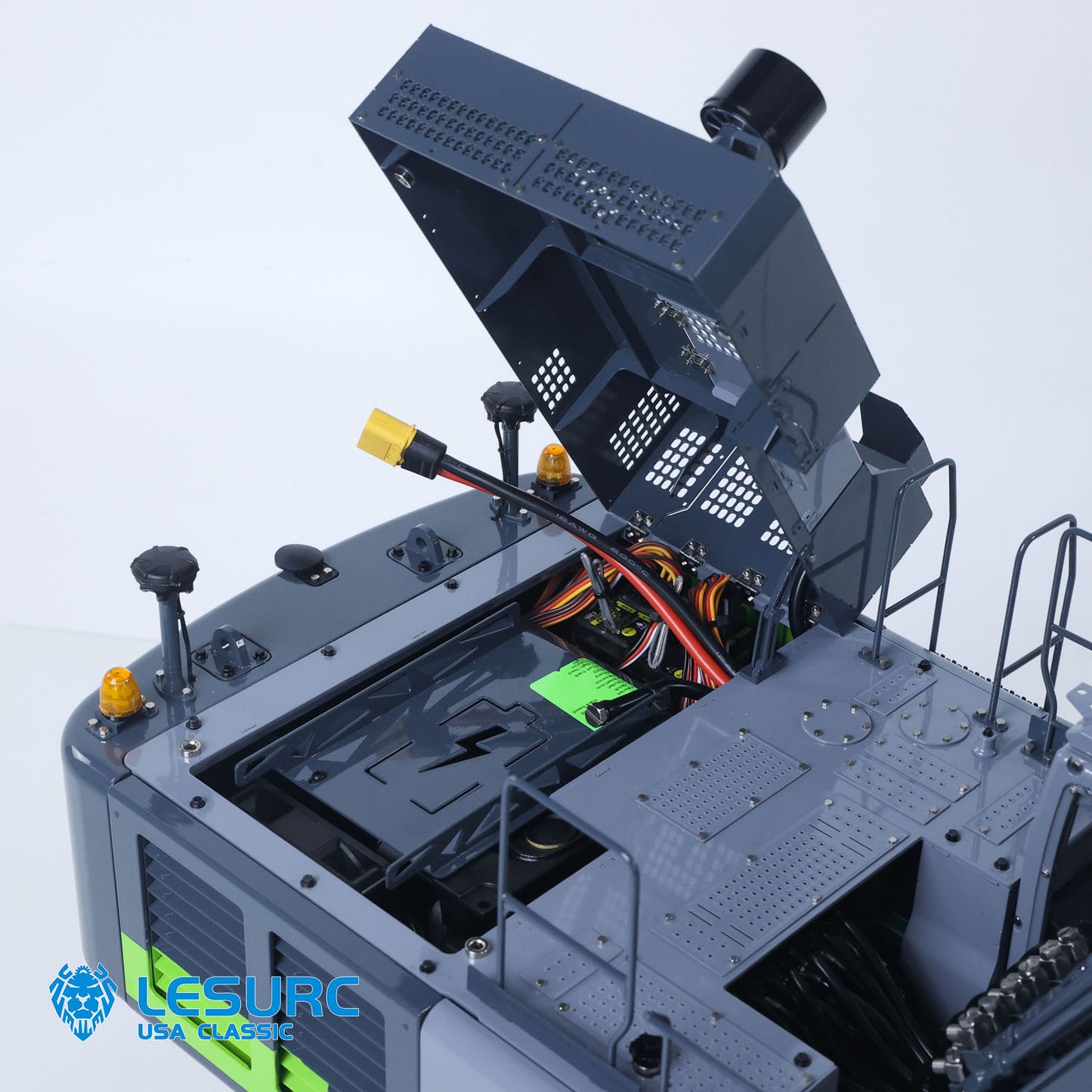 LESU 1/14 RC Metal Hydraulic Excavator Aoue ZX490 Upgraded Remote Control Heavy Digger Model Paladin PL18EV Lite Sound Smoke