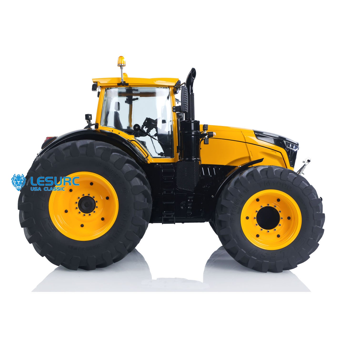 LESU AOUE 1050 4x4 Double Wheeled Farm Truck Metal 1/14 Hydraulic RC Tractor Car Light Smoking Simulation Sound Brushless Motor