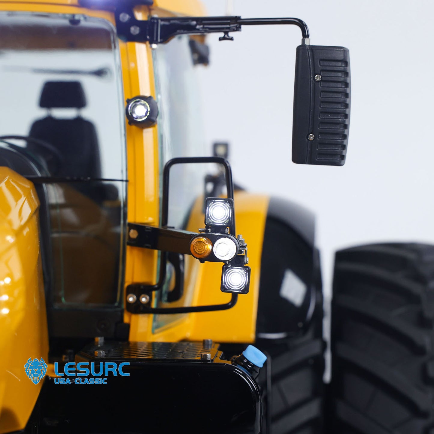 LESU AOUE 1050 4x4 Double Wheeled Farm Truck Metal 1/14 Hydraulic RC Tractor Car Light Smoking Simulation Sound Brushless Motor