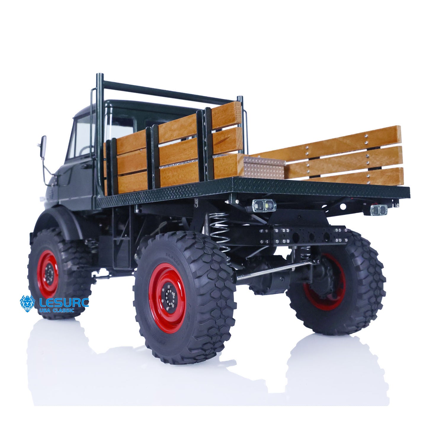 LESU 1/10 Scale RC Off-Road Truck for 4x4 U406 Remote Controlled Car Model Attachments Tyre Wheel Hub Electric Winch Battery Box