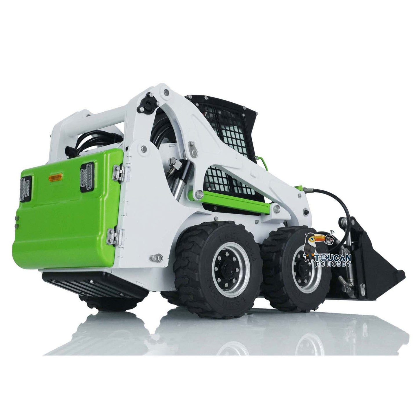 LESU 1/14 Wheeled Skid-Steer Ready To Run Hydraulic Remote Controlled Loader Aoue LT5H W/ I6S Radio Controller Battery Charger