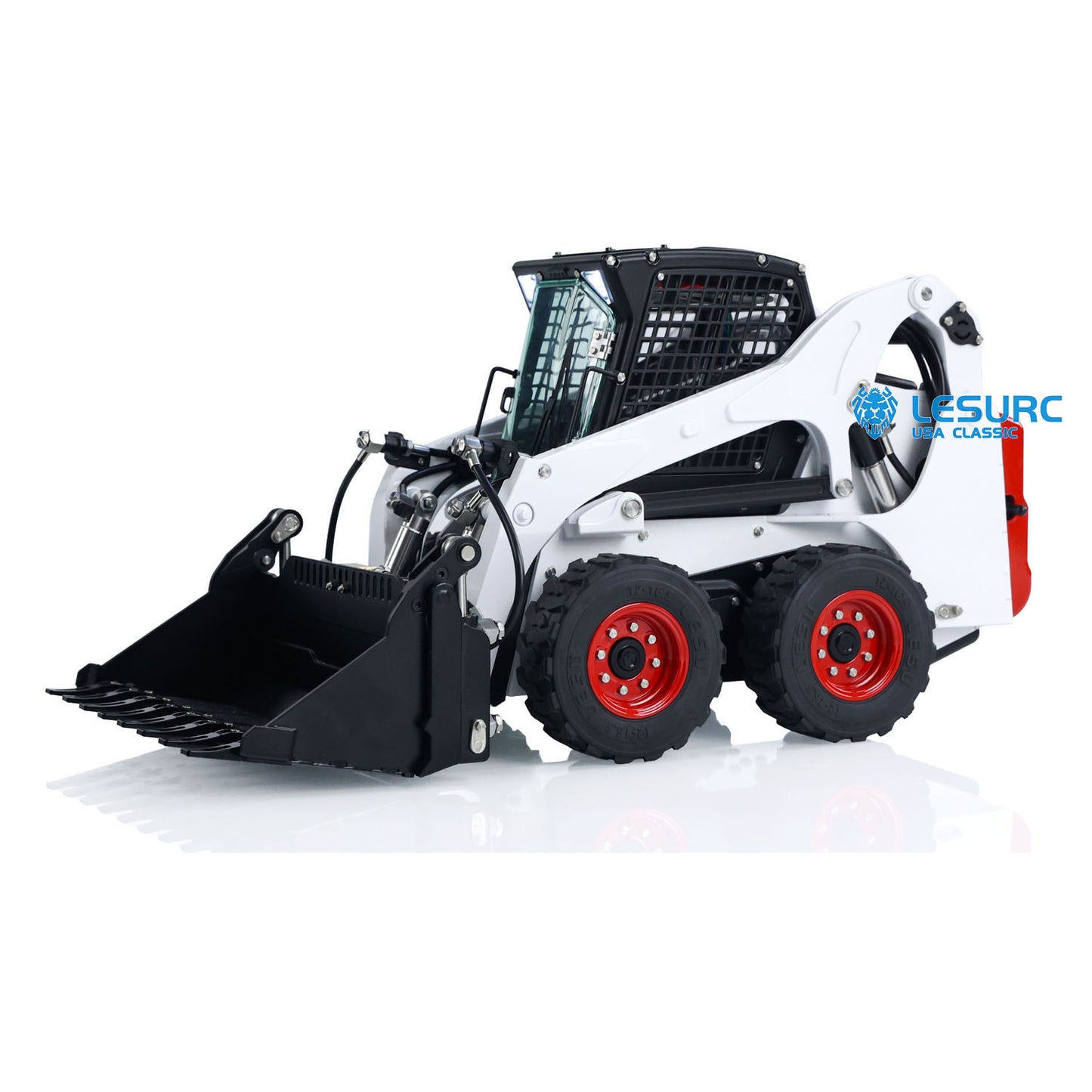 LESU Hydraulic Remote Controlled Loader Aoue LT5H 1/14 Wheeled Skid-Steer I6S Radio Car W/ I6S Controller Battery Charger