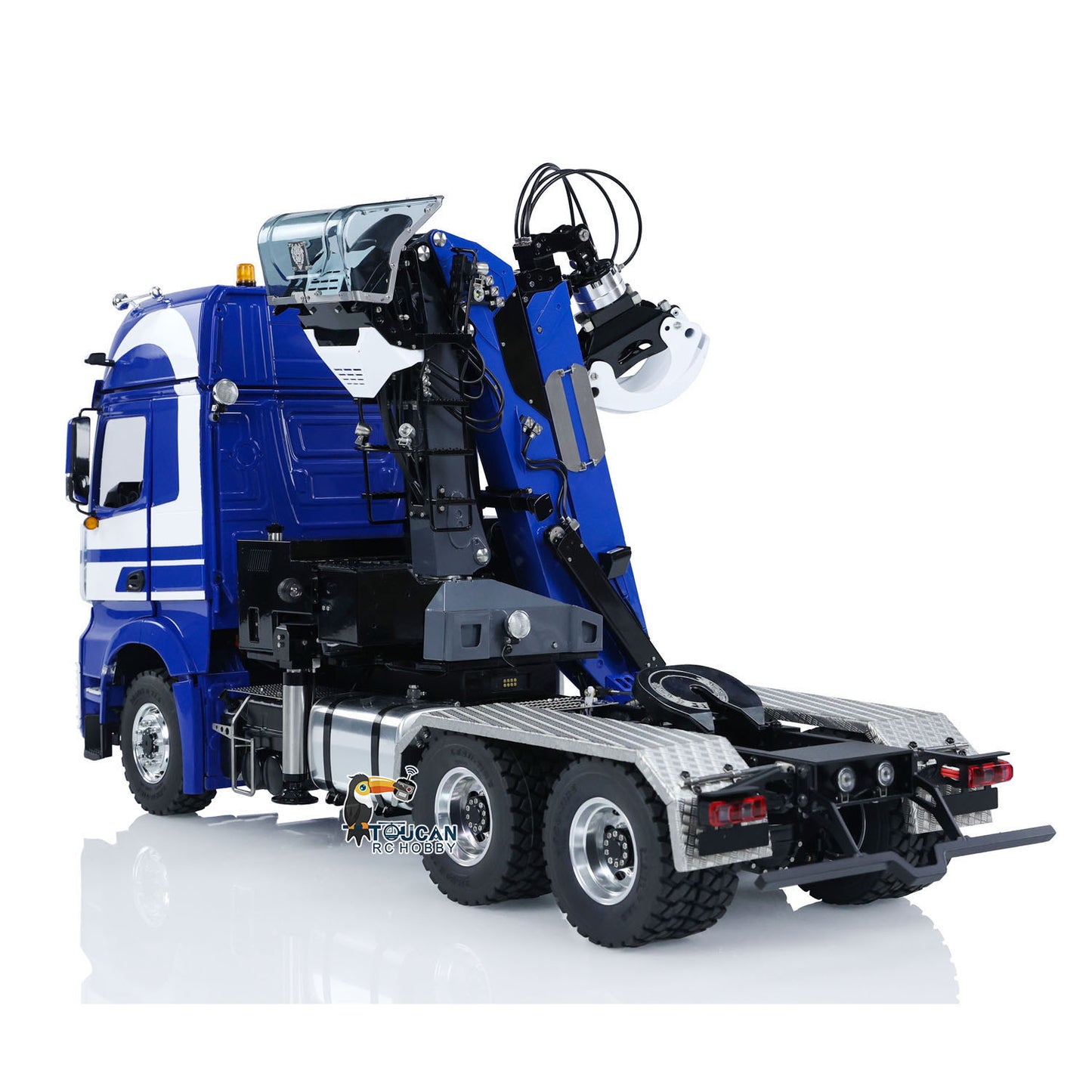 Unitru 03 1/14 3363 RTR Radio Controlled Tractor Truck Metal Chassis Hydraulic Timber Crane 6X6 RC Lorry Car Smoke PL18EV