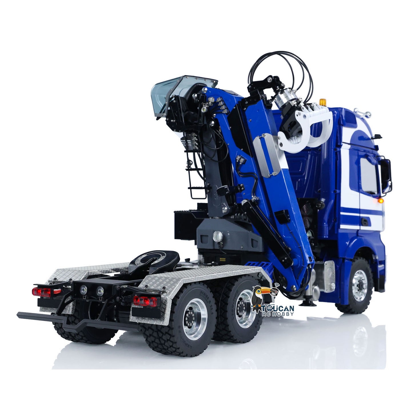 Unitru 03 1/14 3363 RTR Radio Controlled Tractor Truck Metal Chassis Hydraulic Timber Crane 6X6 RC Lorry Car Smoke PL18EV