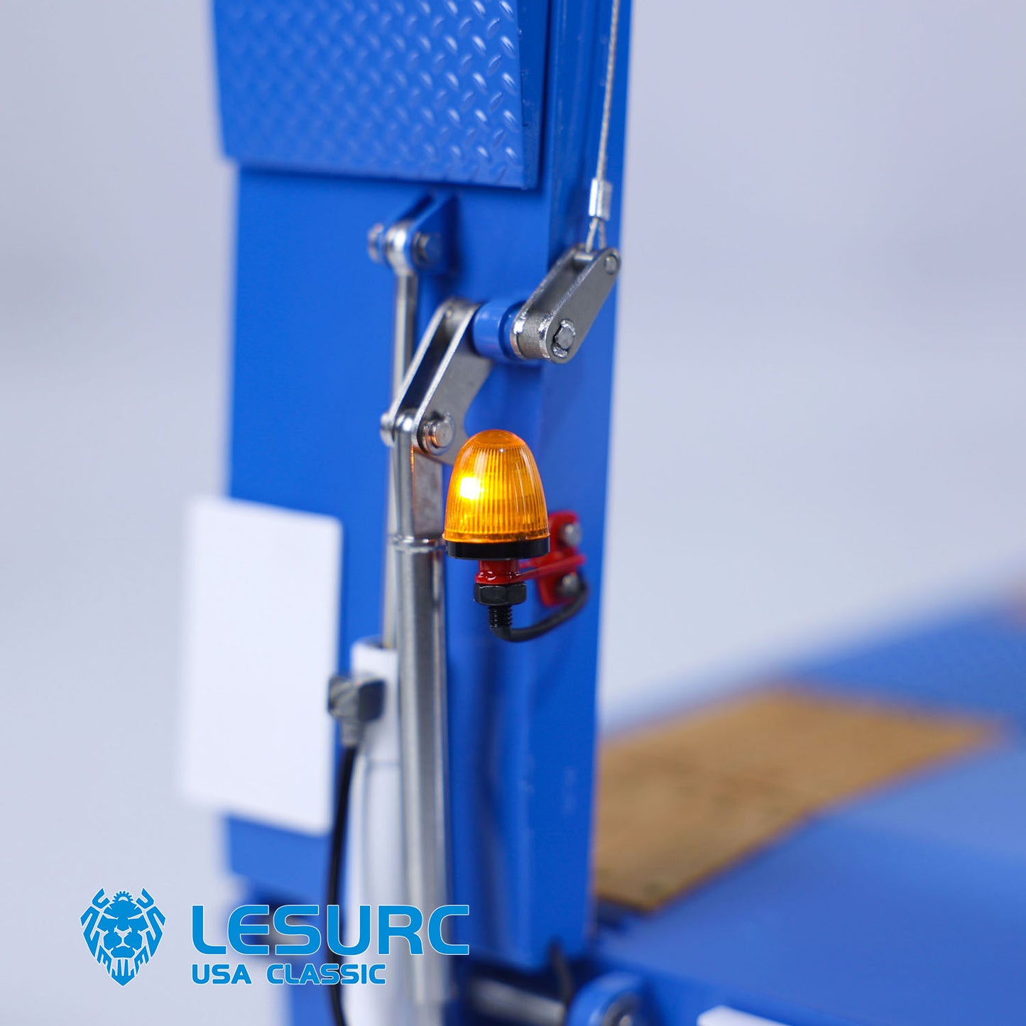 IN STOCK Metal Trailer for LESU 1/14 Hydraulic RC Truck Radio Control Tractor Construction Vehicle Hobby Model Lifting Tailboard RTR Verison