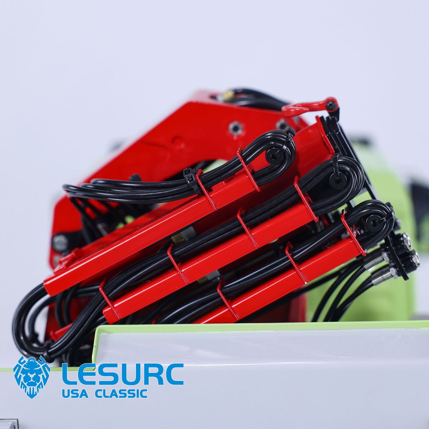 In Stock LESU 1/14 RC Hydraulic Dump Truck 8X8 Painted Remote Control Crane Tipper Car Construction Vehicle Model W/ Motor Servo ESC