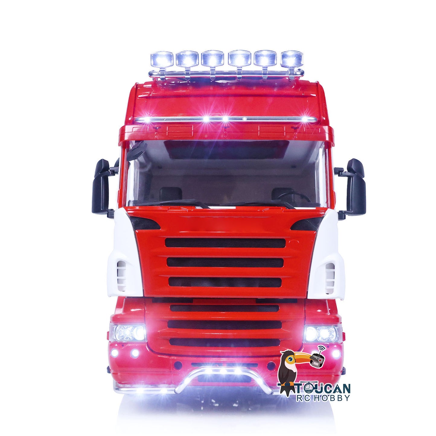 LESU 1/14 RC Truck Radio Control Tractor Car 6X6 Metal Chassis Painted Assembled Customized Model Light Motor