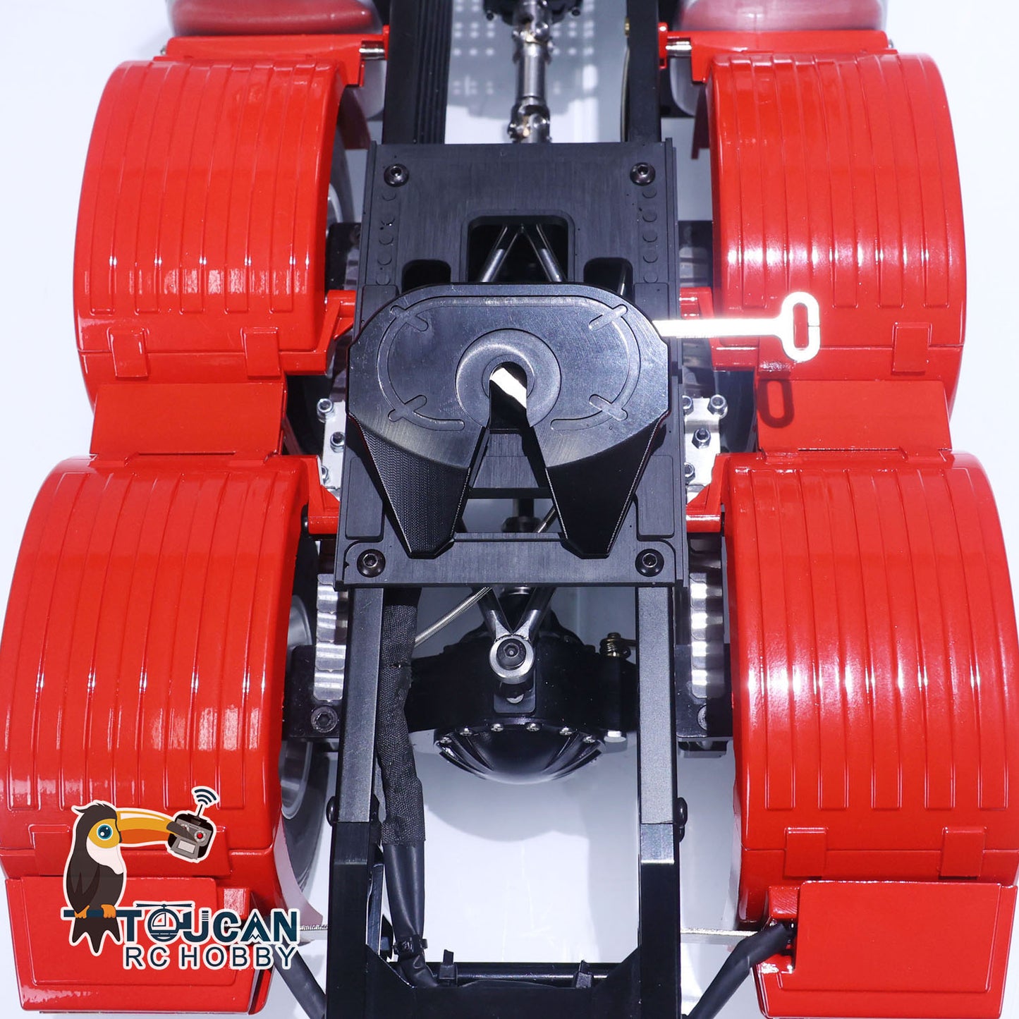 LESU 1/14 RC Truck Radio Control Tractor Car 6X6 Metal Chassis Painted Assembled Customized Model Light Motor