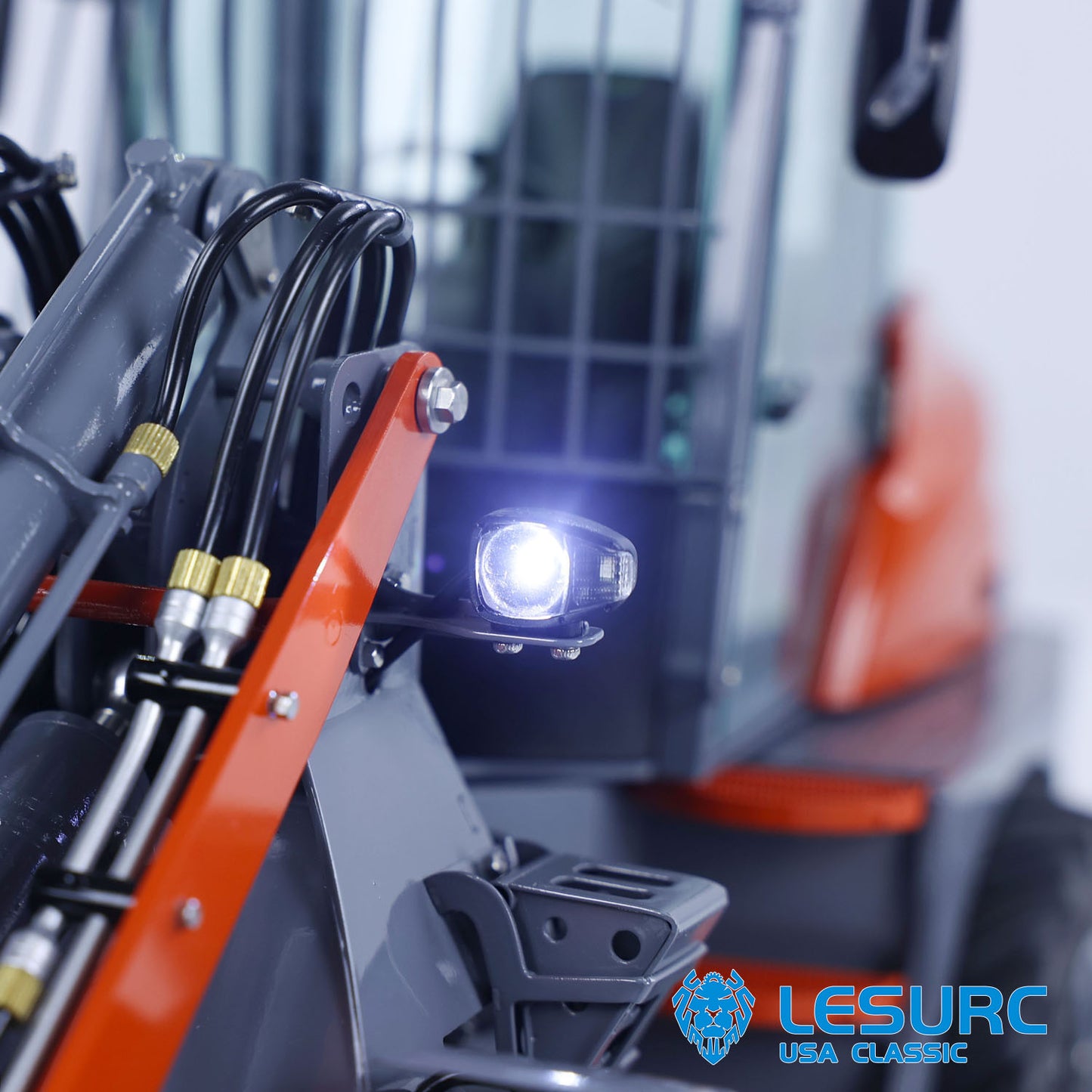 LESU Metal 1/14 Hydraulic RC Wheeled Loader AOUE MCL8 Ready to Run Remote Control Car Construction Models