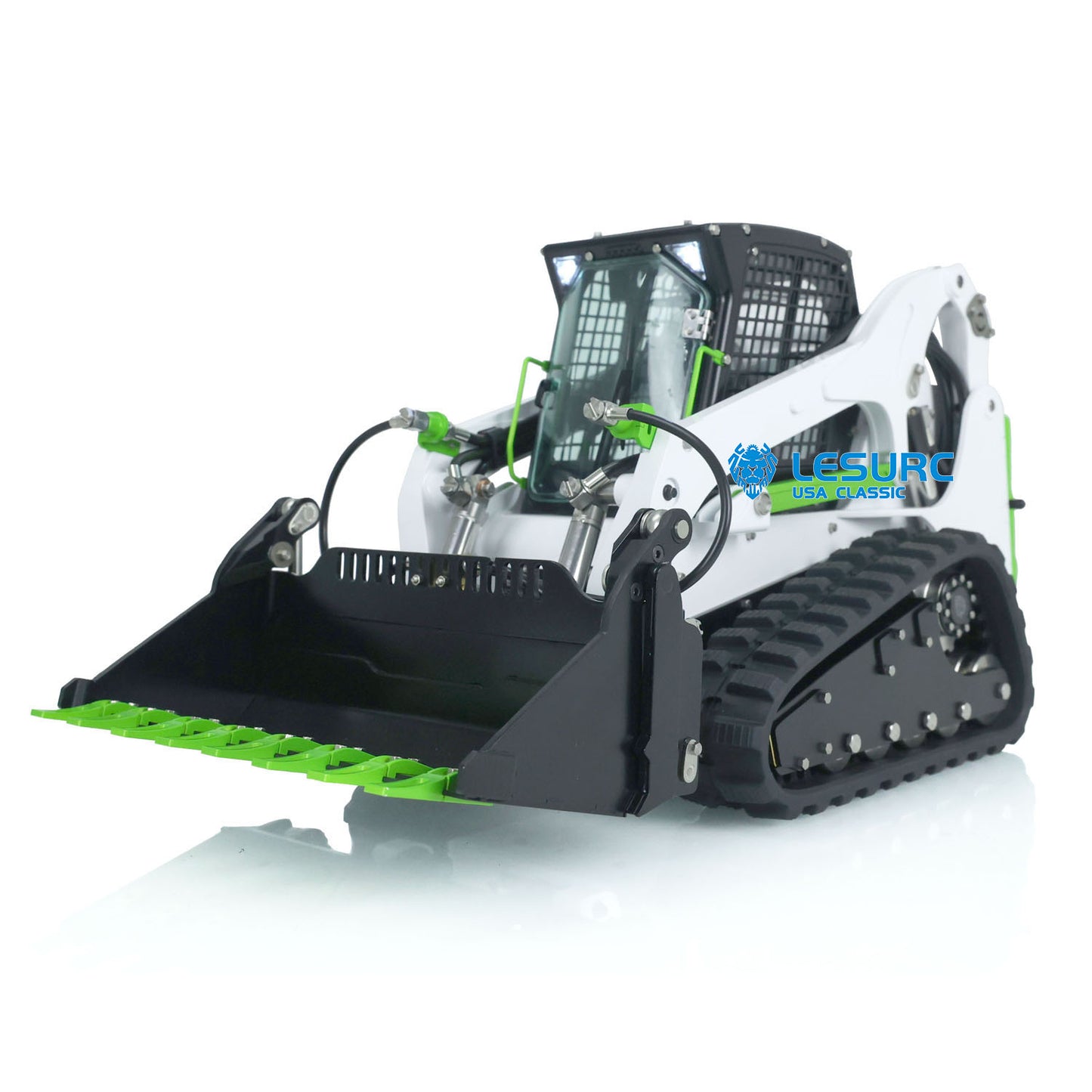 LESU 1/14 Aoue LT5 Remote Controlled Hydraulic Loader Skid-Steer Ready To Run Radio Tracked Car W/ Controller Battery DIY Parts