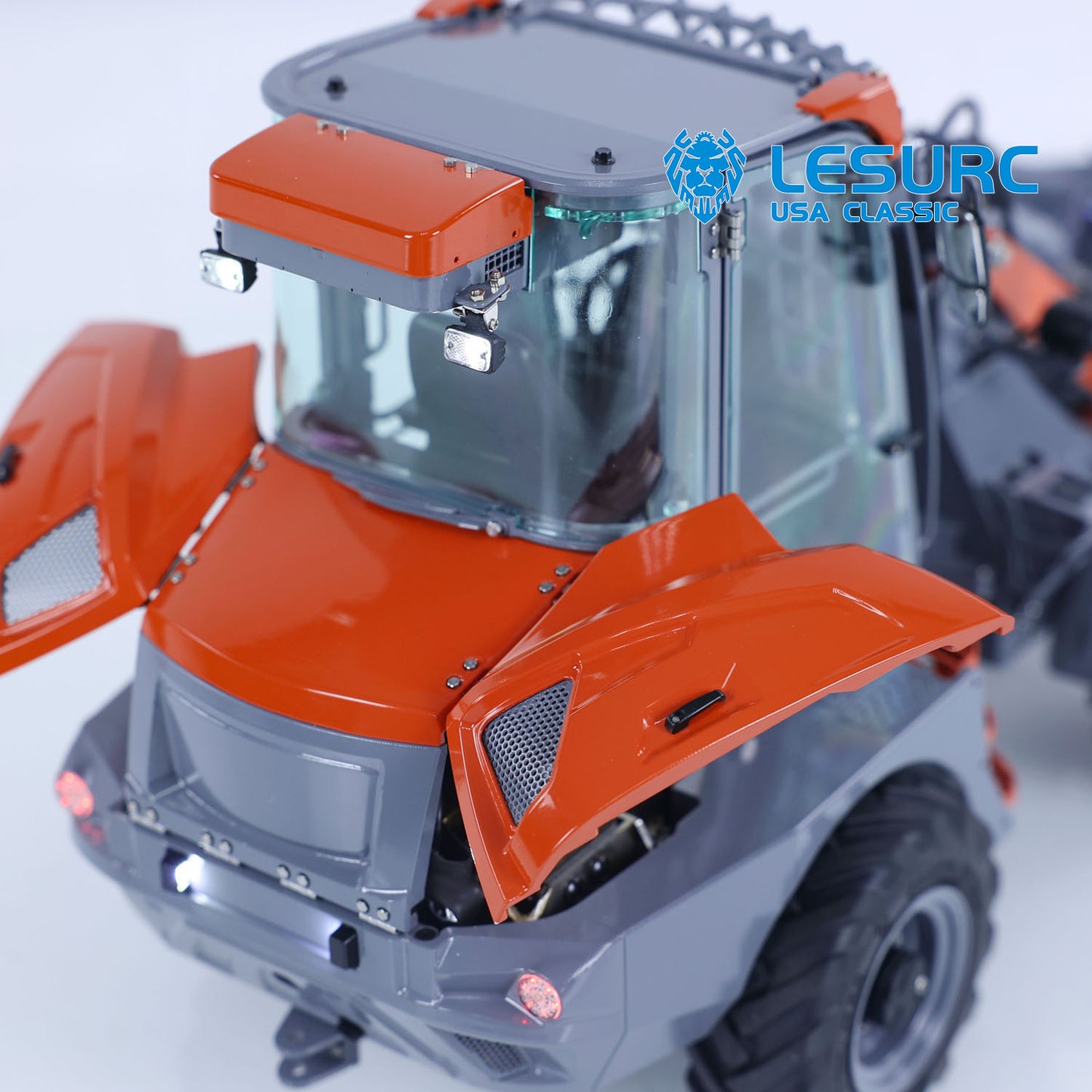 LESU Metal 1/14 Hydraulic RC Wheeled Loader AOUE MCL8 Ready to Run Remote Control Car Construction Models