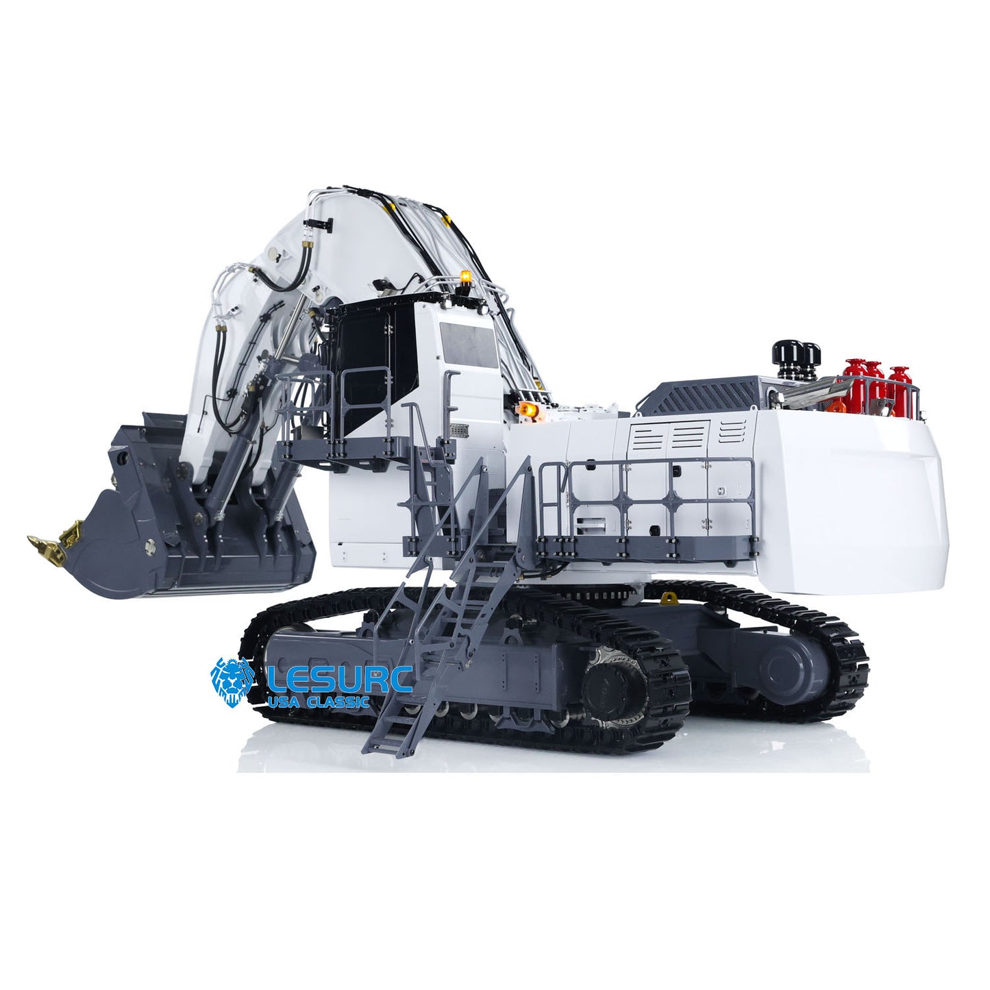 1/14 LESU Forward Shovel RC Hydraulic Excavator AOUE 9150 Radio Control Digger Model Double Oil Pump
