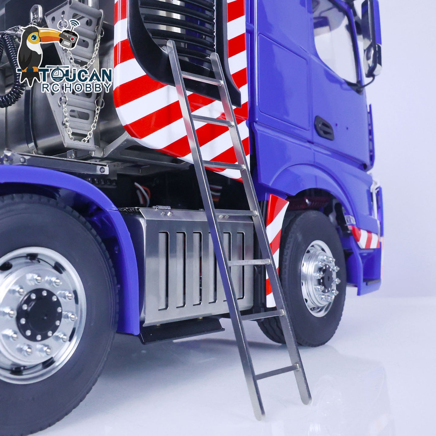 1/14 LESU RC Tractor Truck 8X8 Metal Heavy Chassis 3-speed Transmission Remote Control Car Customized Model