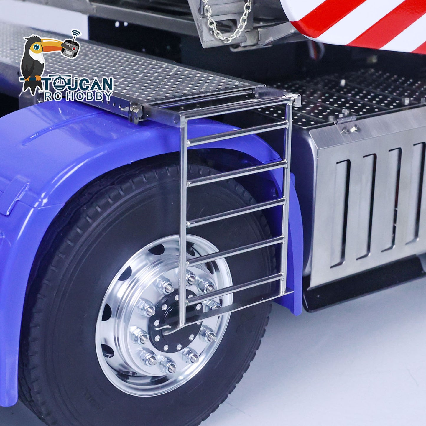 1/14 LESU RC Tractor Truck 8X8 Metal Heavy Chassis 3-speed Transmission Remote Control Car Customized Model