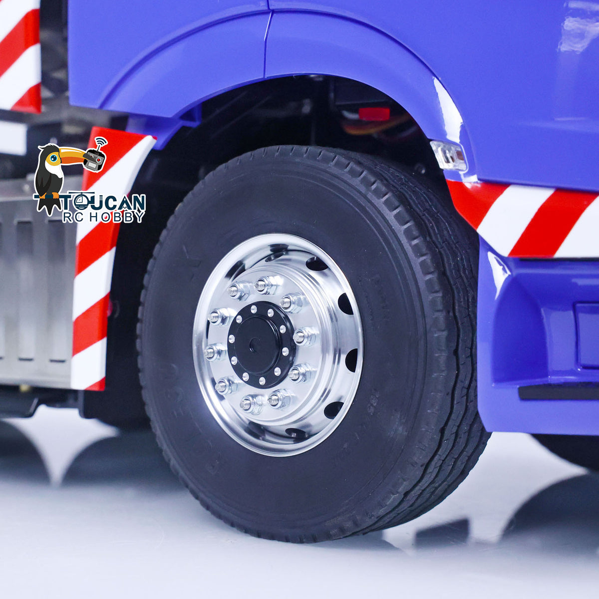 TOUCAN 1/14 LESU RC Tractor Truck 8X8 with Metal Heavy Chassis 3-speed Transmission Equipment Rack Front Hook Remote Control Vehicle Customized Model