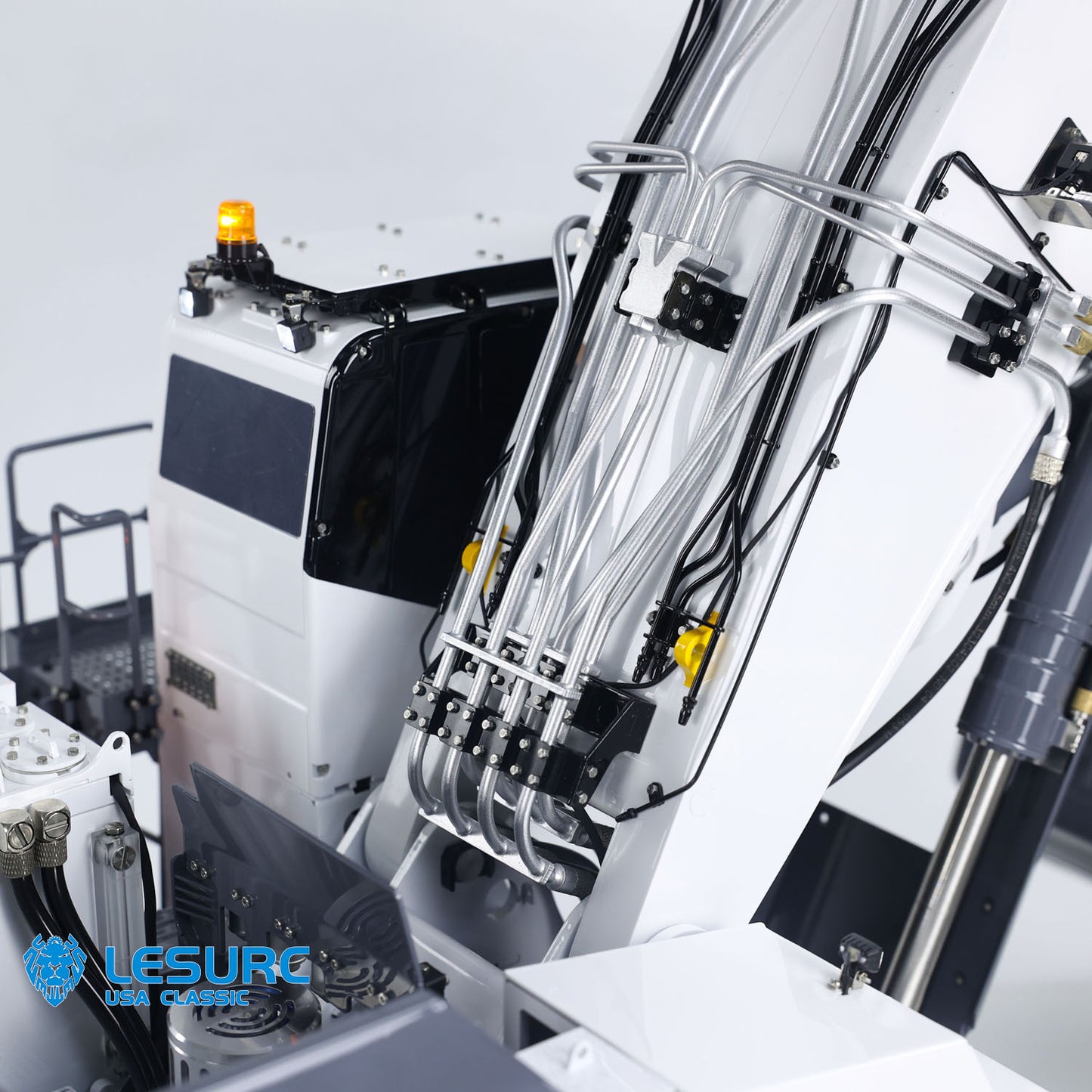 1/14 LESU Forward Shovel RC Hydraulic Excavator AOUE 9150 Radio Control Digger Model Double Oil Pump