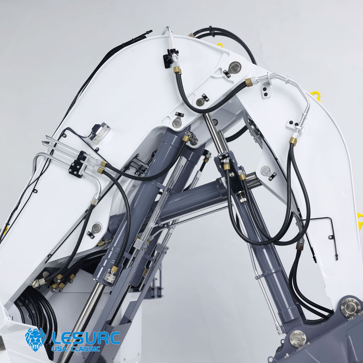 1/14 LESU Forward Shovel RC Hydraulic Excavator AOUE 9150 Radio Control Digger Model Double Oil Pump