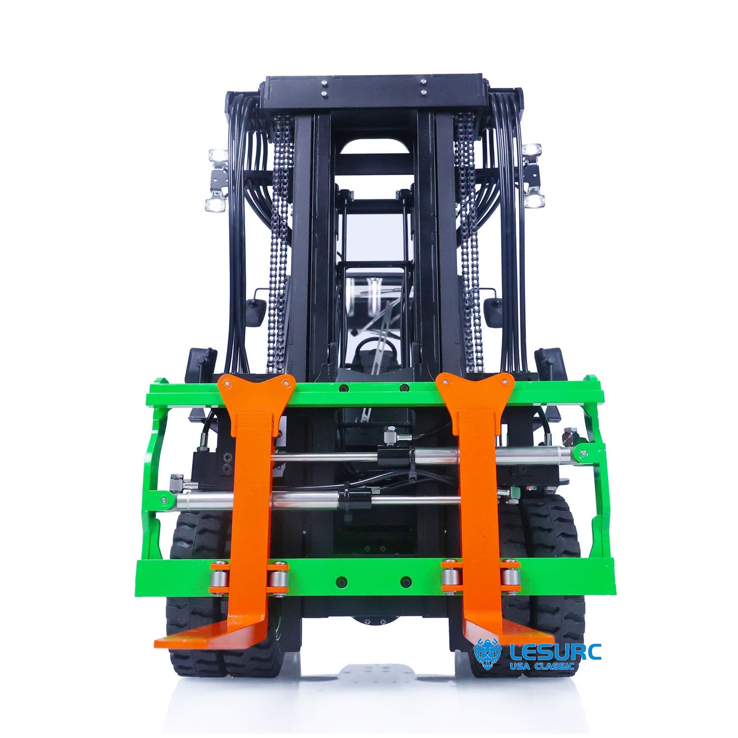 LESU RC Heavy Hydraulic Forklift Truck 1/14 Aoue-LD160S Metal Remote Control Car Model I6S Radio