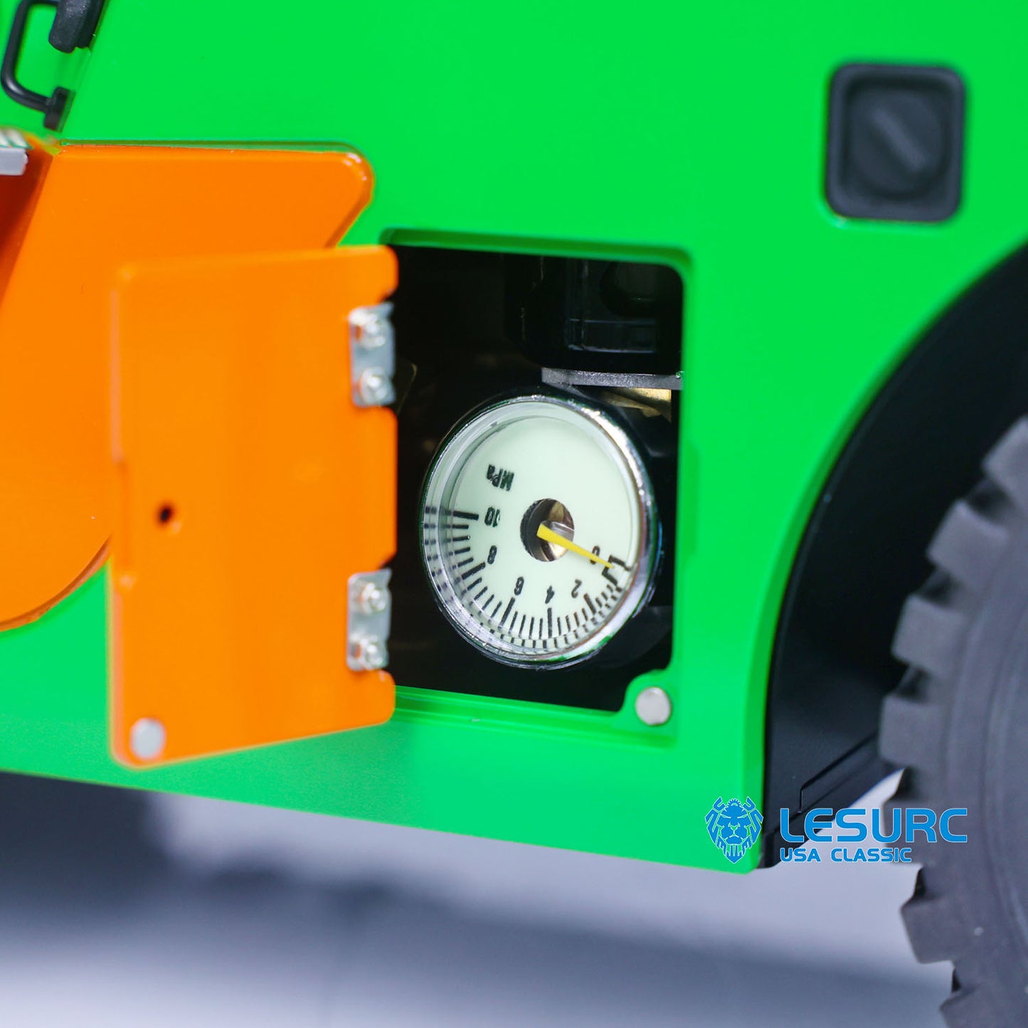 LESU RC Heavy Hydraulic Forklift Truck 1/14 Aoue-LD160S Metal Remote Control Car Model I6S Radio