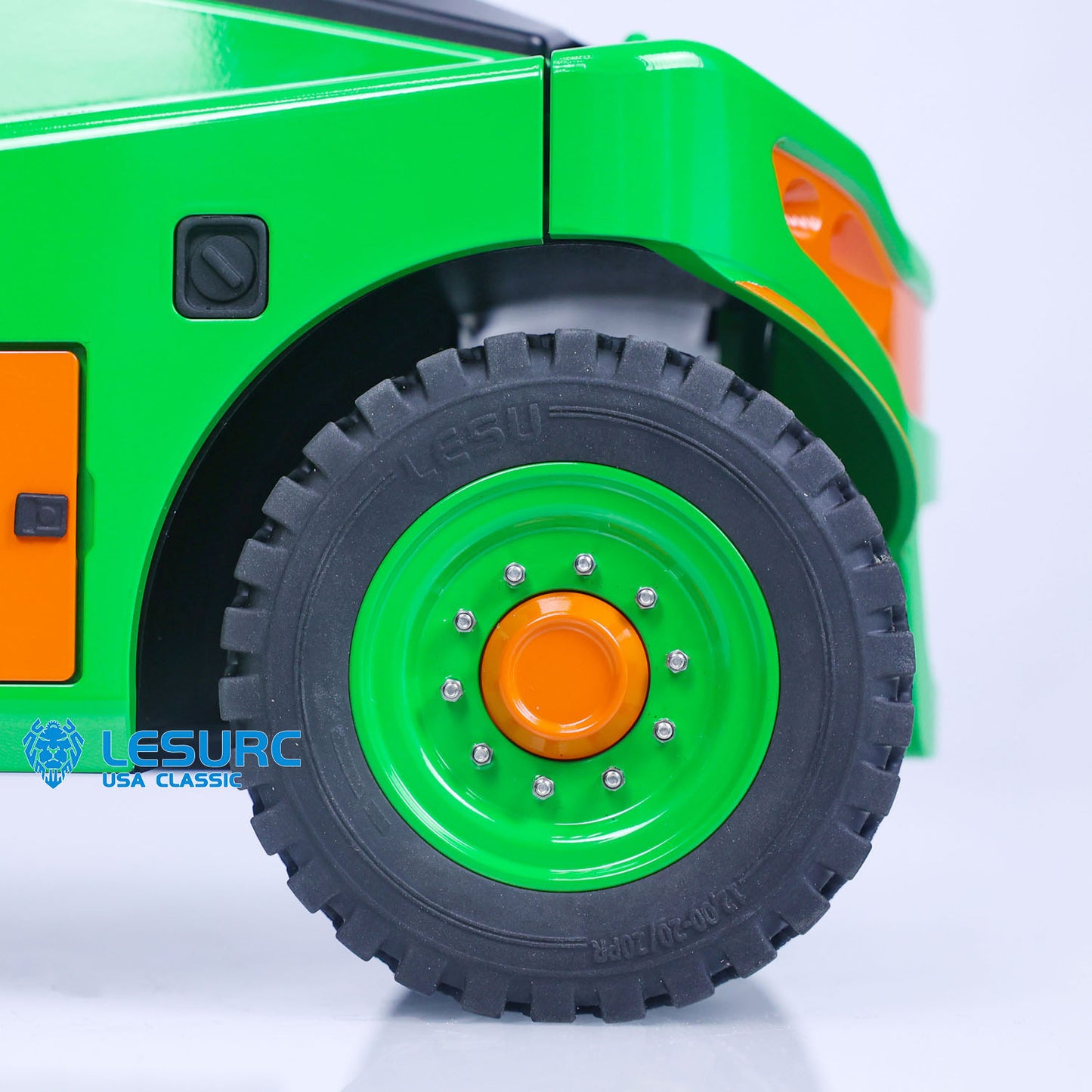 LESU RC Heavy Hydraulic Forklift Truck 1/14 Aoue-LD160S Metal Remote Control Car Model I6S Radio