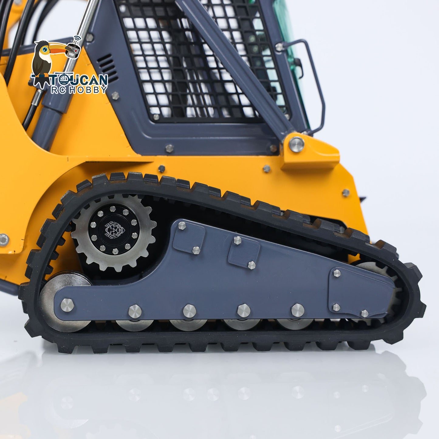 LESU 1/14 Scale Aoue LT5 Hydraulic Tracked Skid-Steer Remote Controlled Ready To Run Loader W/ I6S Radio Controller Battery