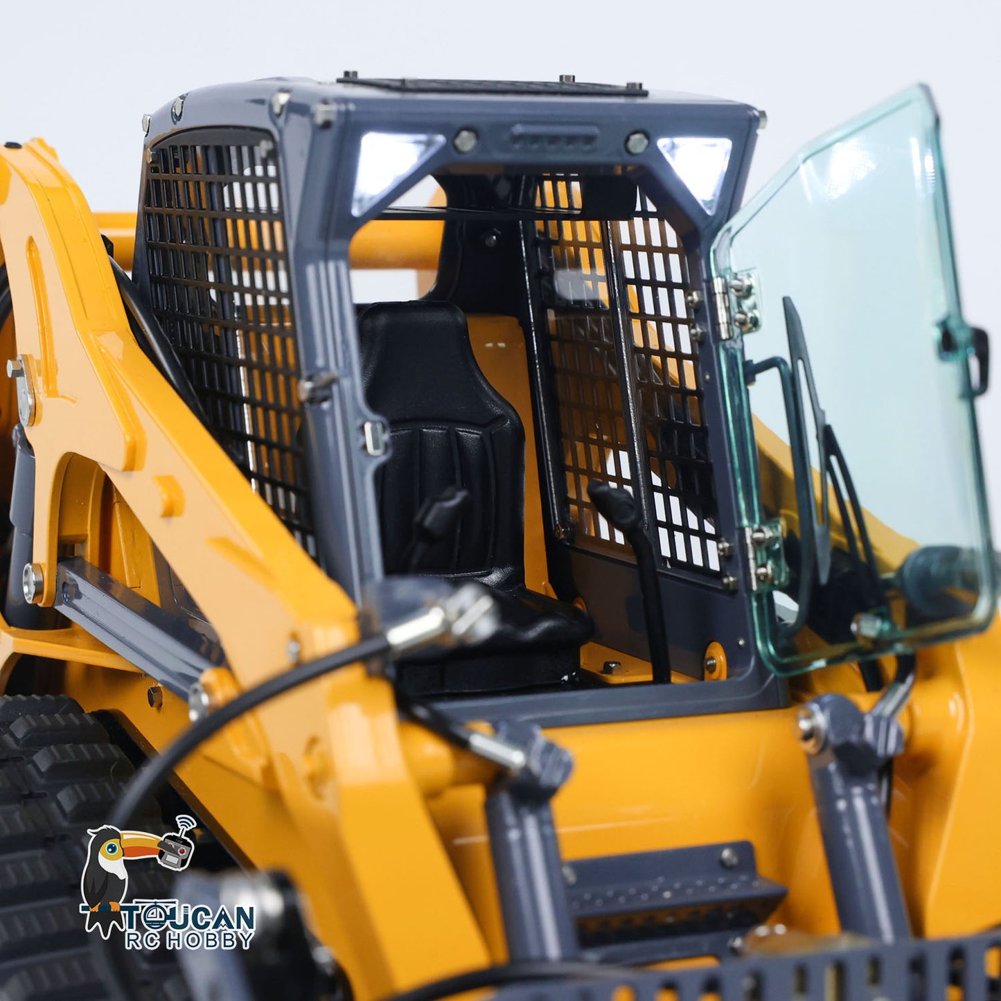 LESU 1/14 Scale Aoue LT5 Hydraulic Tracked Skid-Steer Remote Controlled Ready To Run Loader W/ I6S Radio Controller Battery