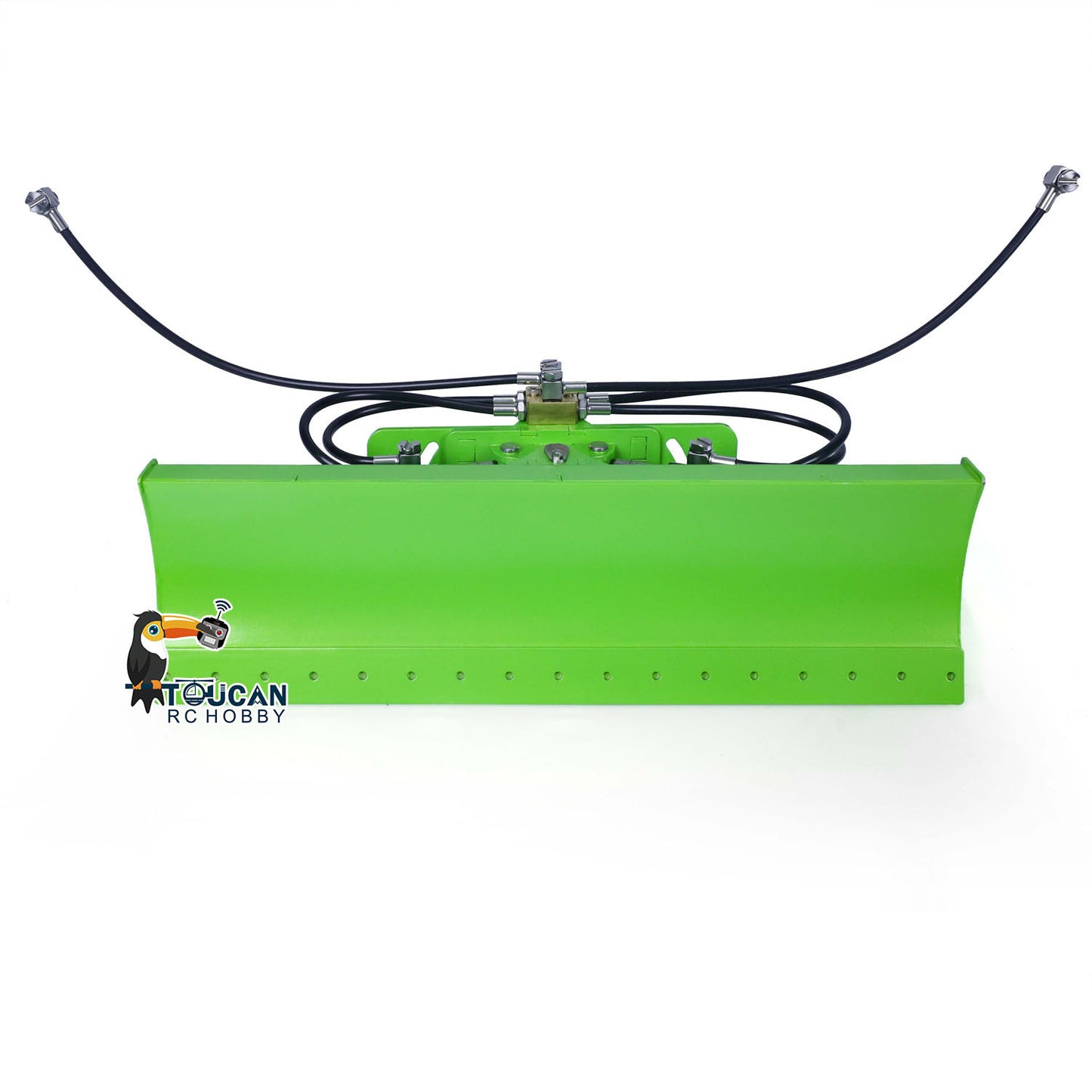 LESU Green Shovel Metal Dozer Blade for 1/14 RC Hydraulic Skid Steer Loader Part B0008 A0008 Model
