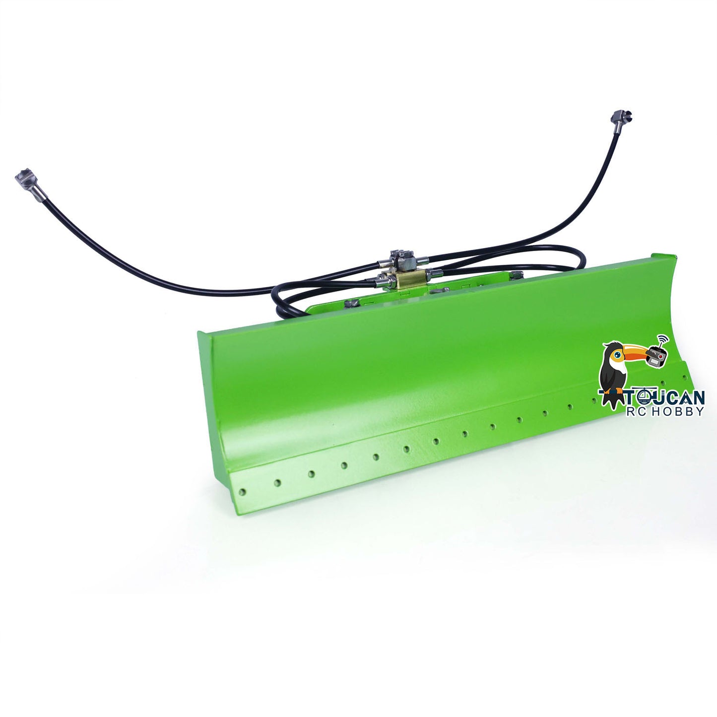 LESU Green Shovel Metal Dozer Blade for 1/14 RC Hydraulic Skid Steer Loader Part B0008 A0008 Model