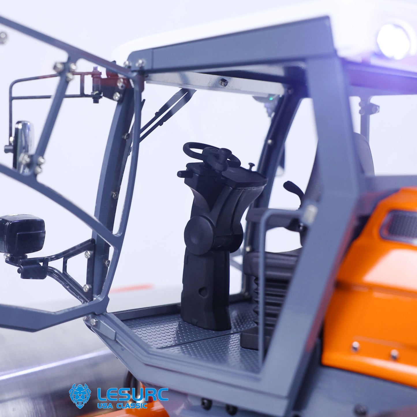 LESU 1/14 Metal RC Hydraulic Road Roller Aoue-H13i Remote Control Truck Construction Model Light Sound System