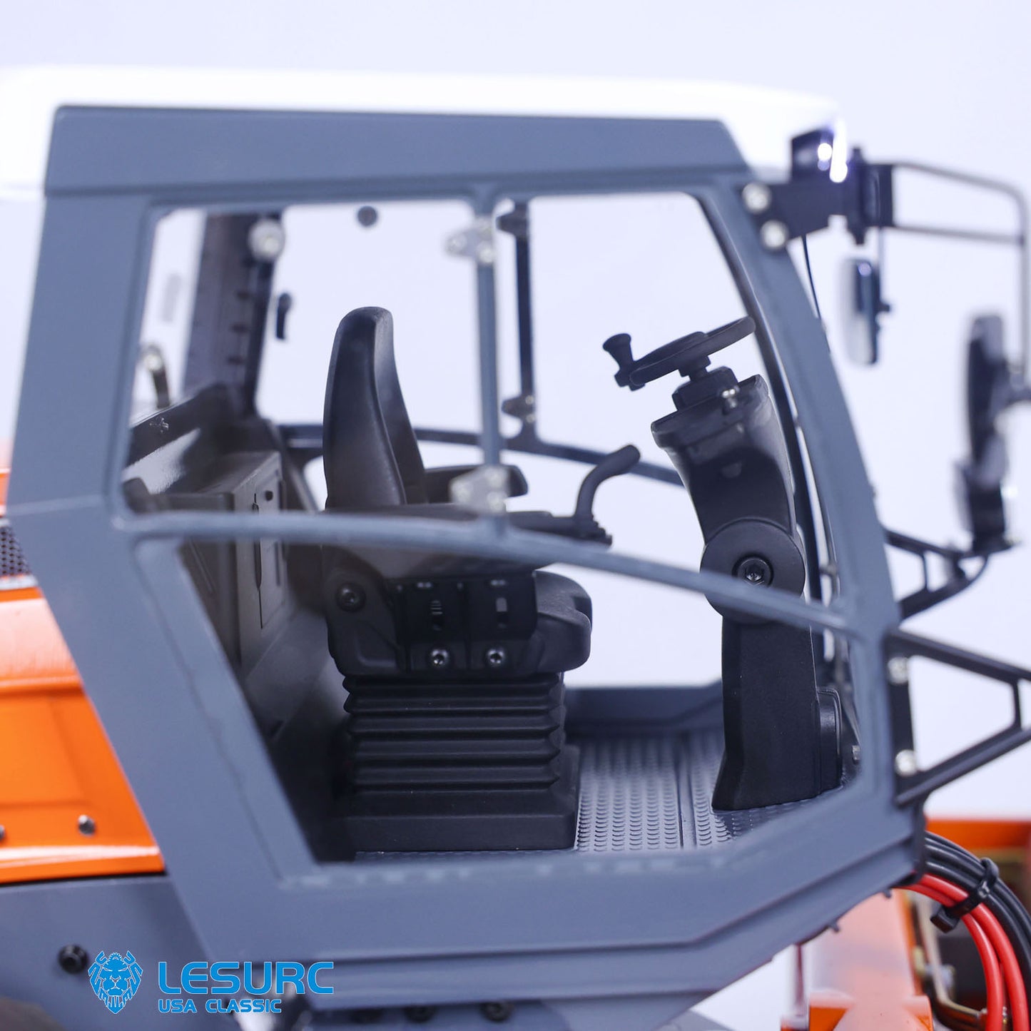 LESU 1/14 Metal RC Hydraulic Road Roller Aoue-H13i Remote Control Truck Construction Model Light Sound System