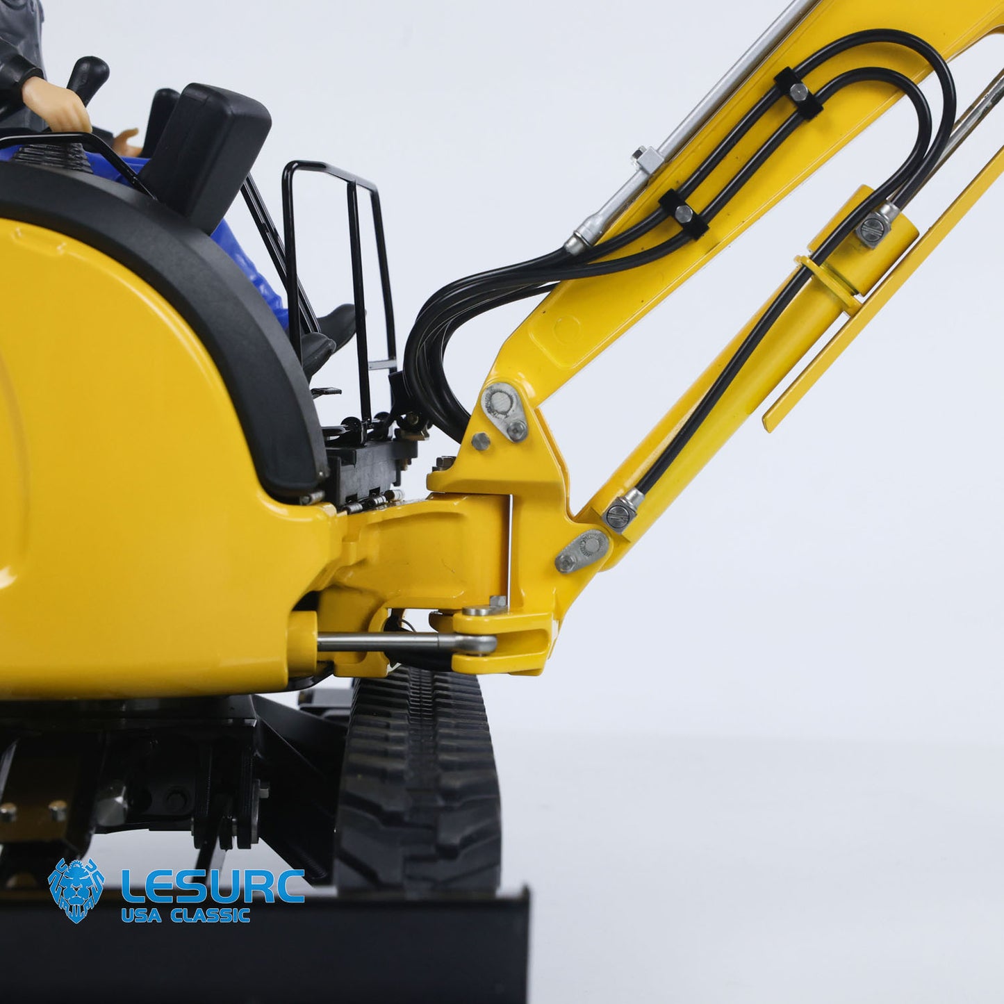 In Stock LESU 1/14 Mini RC Hydraulic Excavator PC30 Metal 6CH Valve Digger Ready To Run ST8 Radio Painted Assembled