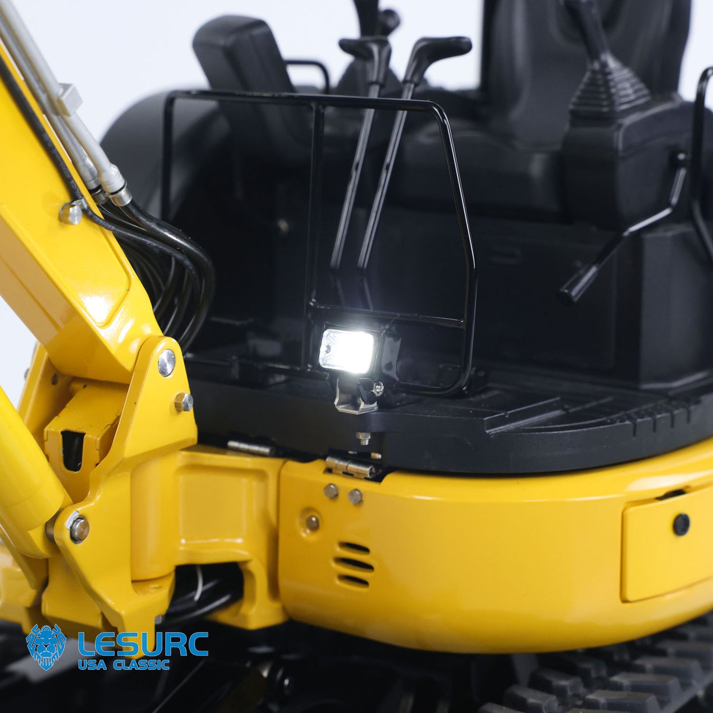 In Stock LESU 1/14 Mini RC Hydraulic Excavator PC30 Metal 6CH Valve Digger Ready To Run ST8 Radio Painted Assembled