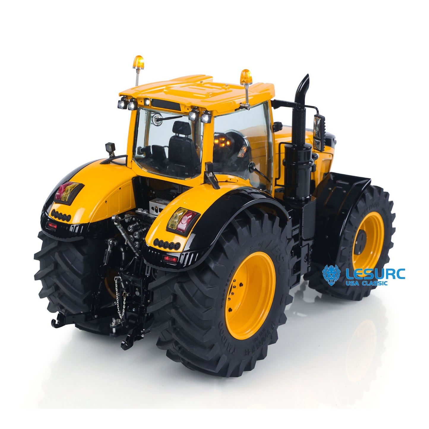 90% Metal LESU 4x4 1/14 RC Hydraulic Tractor RTR Model AOUE 1050 Radio Controlled Farm Truck PL18EV Lite Upgrade Smoking Sound