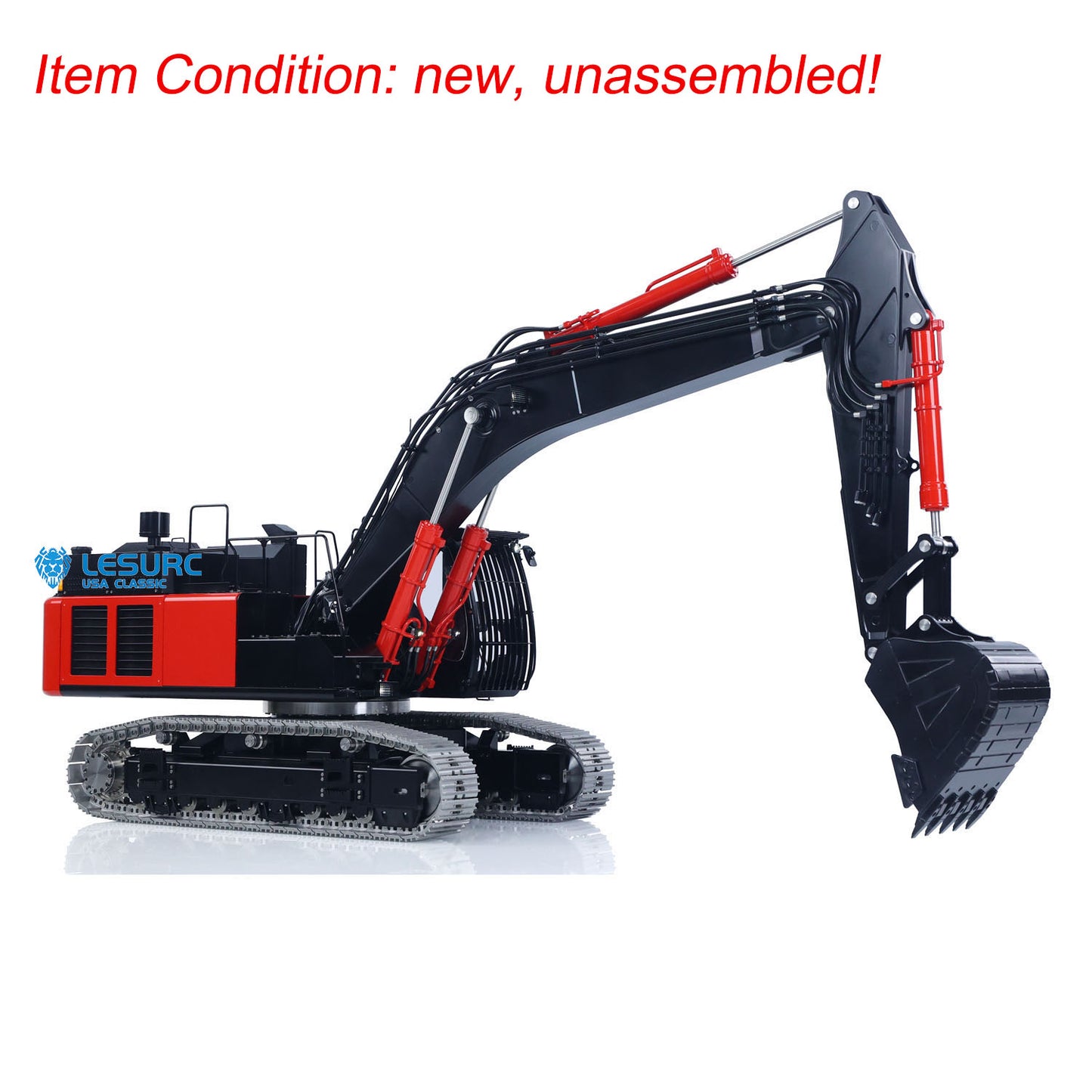 LESU Aoue ZX490 1/14 Remote Control Hydraulic Excavator KIT CNC Metal RC Digger Car 6CH Valve Light Brushless Pump Motor Model