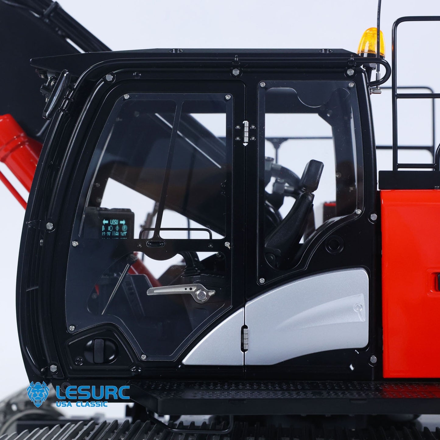 LESU Aoue ZX490 1/14 Remote Control Hydraulic Excavator KIT CNC Metal RC Digger Car 6CH Valve Light Brushless Pump Motor Model