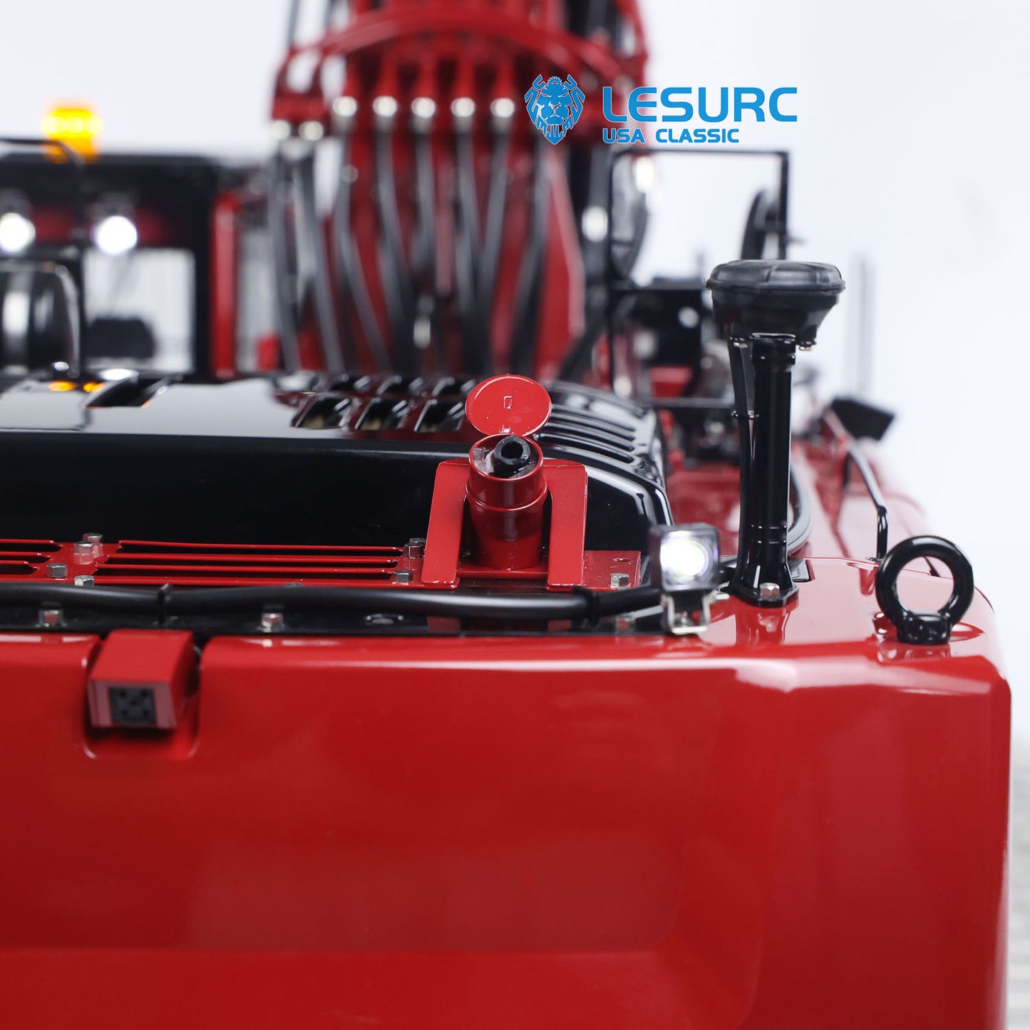 LESU LR960 Remote Control Digger 1/14 RC Full Hydraulic Excavator RTR Construction Vehicle Light Sound Smoke Unit Frsky XE Radio