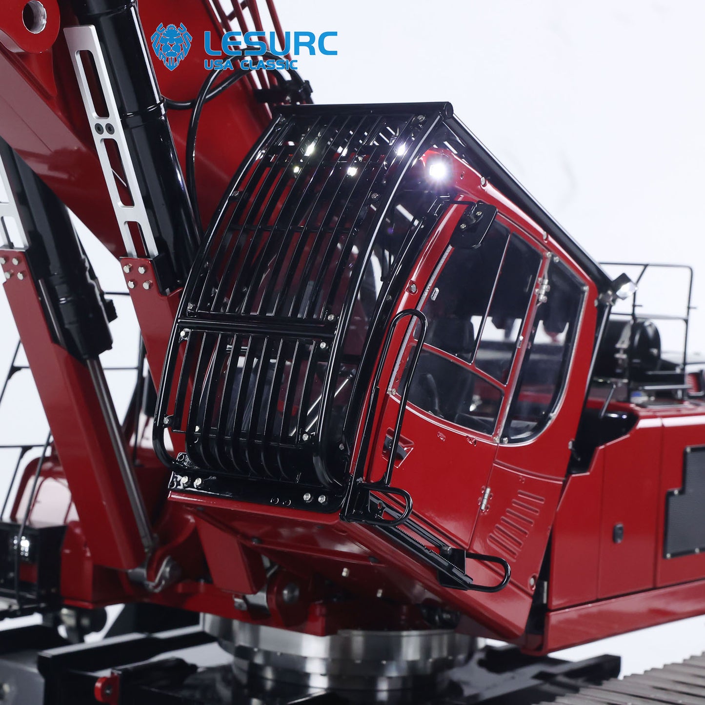 LESU LR960 Remote Control Digger 1/14 RC Full Hydraulic Excavator RTR Construction Vehicle Light Sound Smoke Unit Frsky XE Radio