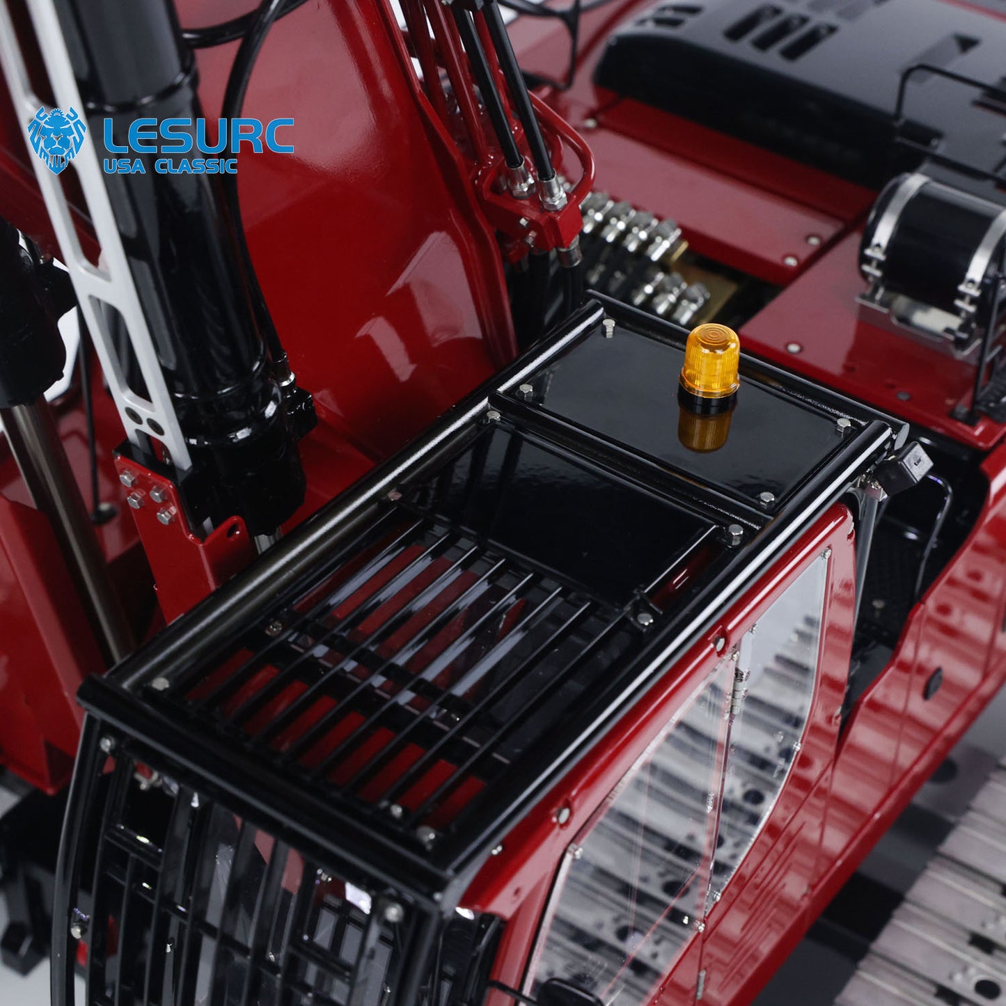 LESU LR960 Remote Control Digger 1/14 RC Full Hydraulic Excavator RTR Construction Vehicle Light Sound Smoke Unit Frsky XE Radio